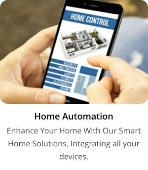 Home Automation Enhance Your Home With Our Smart Home Solutions, Integrating all your devices.